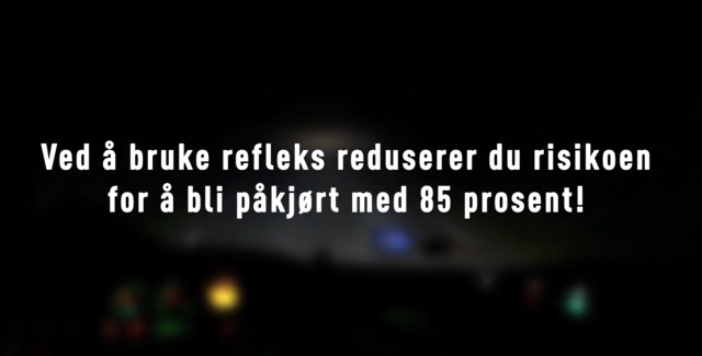 Bli sett i høstmørket – bruk refleks!