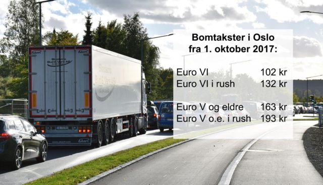 Nye bomtakster i Oslo fra søndag