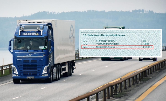 Mer enn 500 nye lastebiler feilregistrert som miljøverstinger