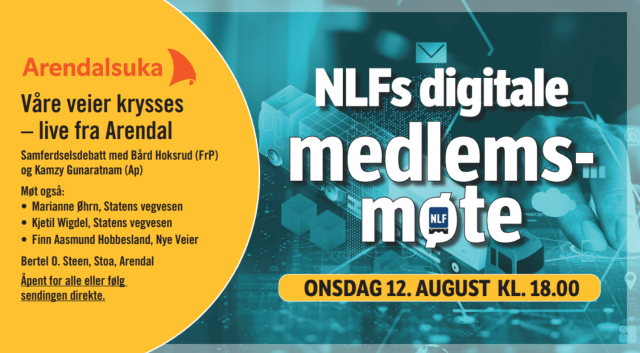 Se NLFs medlemsmøte direkte fra Arendal i kveld