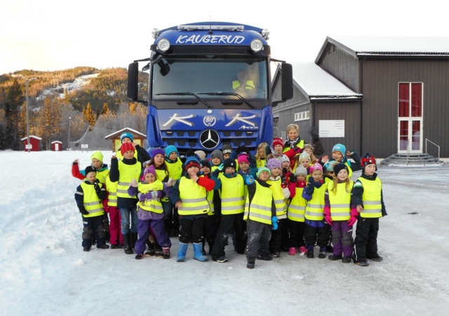 Rekordmange barn fikk trafikkopplæring i 2017