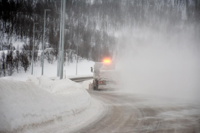 Mindre salt på riksvegene i fjor