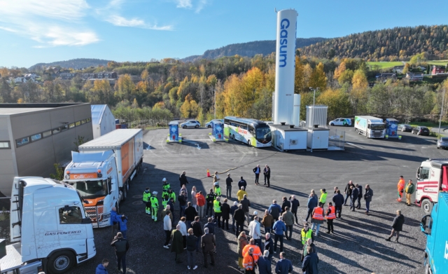 Norges største biogassstasjon er offisielt åpnet 