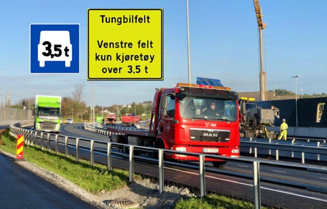 Norges første tungbilfelt åpner denne uken