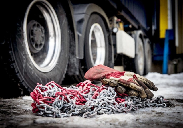 Nå kommer vinteren - husk kjetting!