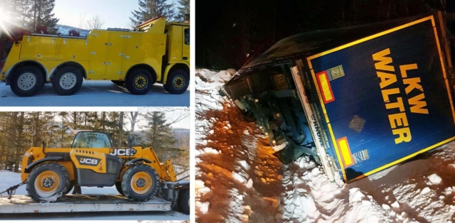 Stanset polsk bilberger på sommerdekk