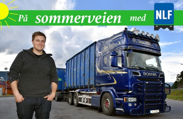 Sikrer alltid containeren med kjetting