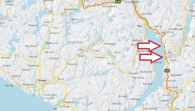 En måneds tunnelarbeid på E39 i Flekkefjord 