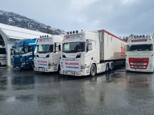 En 4,2 km lang konvoi for ny  Røldalstunnel 