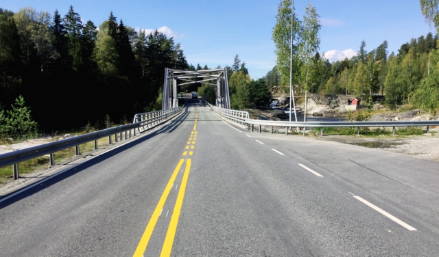 Her blir det omkjøring for tyngre kjøretøy