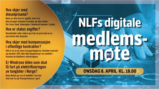 Se opptaket fra NLFs digitale medlemsmøte