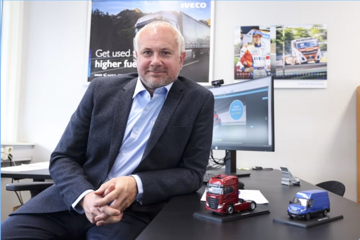 UNIK MULIGHET: – Dette initiativet gir våre kunder en unik mulighet til å oppleve den bærekraftige fremtiden innen nyttekjøretøy uten å gå på kompromiss med ytelse eller pålitelighet, forteller Anders Velta, Country Sales Manager Iveco Norge: Foto: Iveco