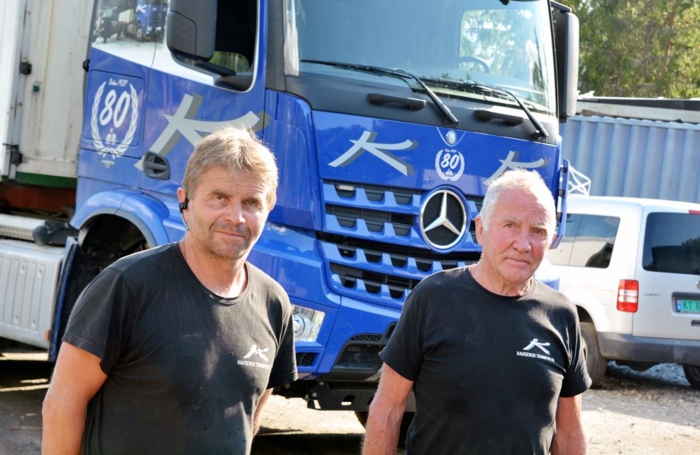 De siste ti årene har Kaugerud Transport blitt styrt av Torolfs sønn, Thormod Kaugerud. Foto: Lars Thorvaldsen