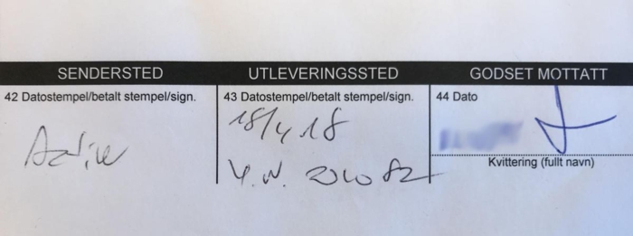 Klarer du å tyde hva som står her? Foto: Statens vegvesen