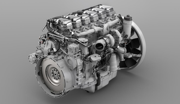 Her er Scanias nye 13-liters rekkesekser. Foto: Scania