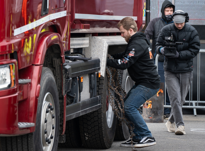 BEST I KJETTING: Norgesmesteren i aksjon under kjetting-NM