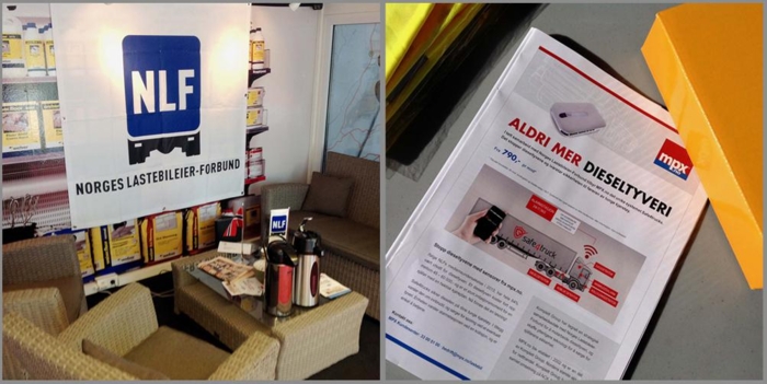 LANSERING: Alarmen for &aring; avsl&oslash;re dieseltyver lanseres p&aring; messa.