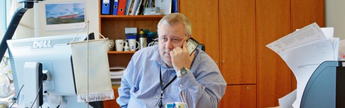 TAR INITIATIV: Bård Hoksrud. Foto: Stig Odenrud