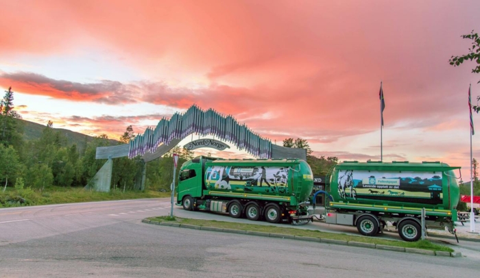 Frank Steensens biler går i rute over hele Nord-Norge, med avdelinger fra Mosjøen til Storsteinnes. Foto: Christian Hestekker