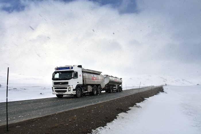 Trygg ferdsel over fjellet vinterstid er et viktig argument for E134 med arm til Bergen. Illustrasjonsfoto: Stein Inge Stølen