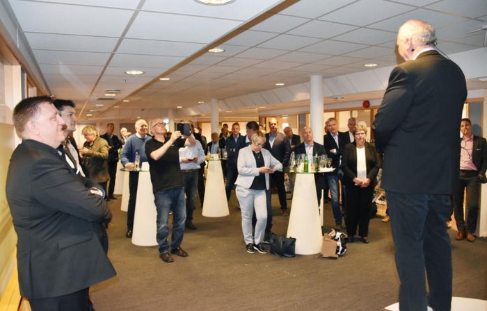 Her feires forbundslederen i NLFs lokaler i sammenheng med 60-årsdagen tidligere i vår. Foto: Stein Inge Stølen