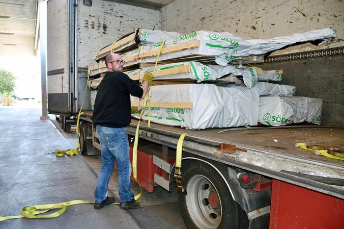 Her sikres lasten etter alle kunstens regler. Foto: Stein Inge Stølen