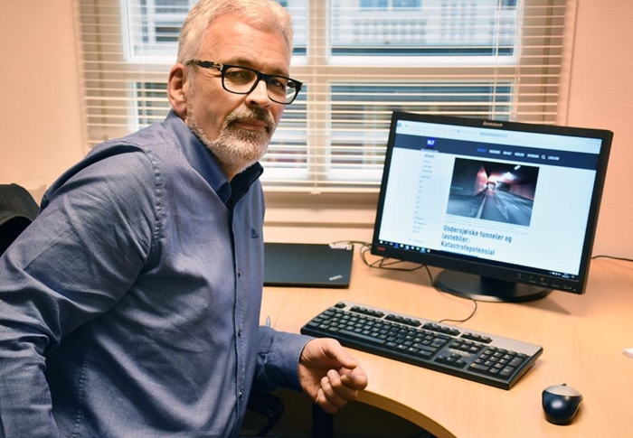 NLFs fagsjef for tekniske spørsmål, Dag Nordvik, har spilt inn flere forslag til Vegdirektoratet som kan bidra til å styrke sikkerheten i Oslofjordtunnelen. Foto: Stein Inge Stølen