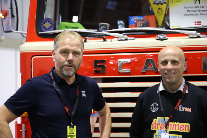 -Det er bra at vi har fått Anne Marie i denne rollen, sier styreleder i SOTIN, Trond Helge Henriksen (t.h) Her sammen med Kjell Olafsrud fra NLF. Foto: André Kjernsli