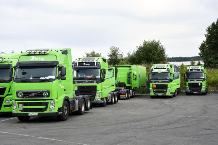 Alle sjåførene Lastebil.no har snakket med oppgir at Brings anlegg på Alnabru i Oslo er hovedbasen for kjøringen mellom Norge og Sverige. Her har også mange kabotasjeoppdrag sin start og slutt. Foto: Stein Inge Stølen