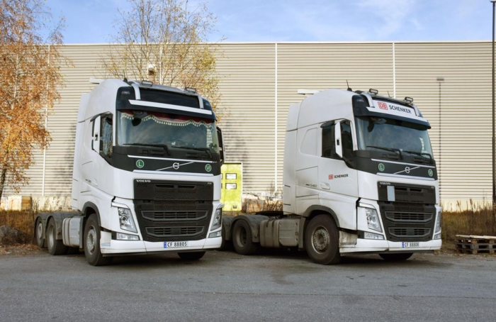Vlantana Norge kjører med profilerte biler for Schenker. Foto: Stein Inge Stølen