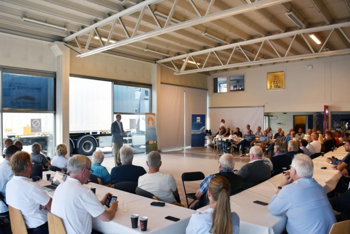 Det er nå en etablert tradisjon at samferdselsministeren møter NLF-medlemmer under et eget arrangement på Arendalsuka. Her fra 2018. Foto: Stein Inge Stølen