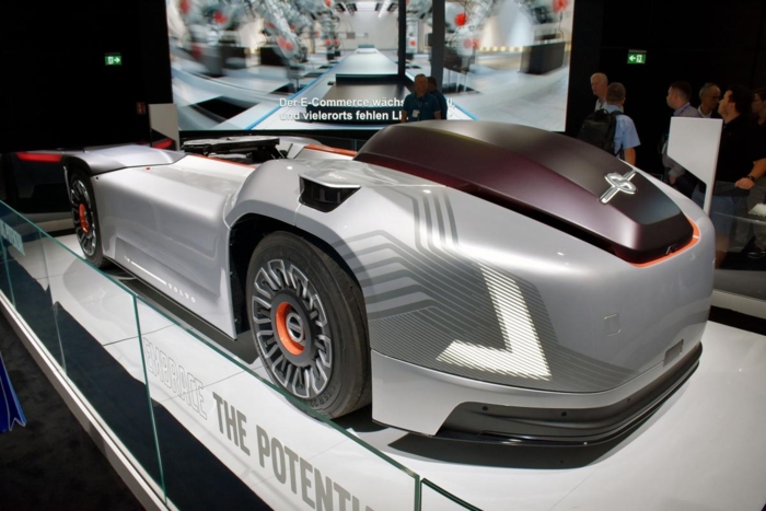 Volvo Vera er allerede i drift i Sverige. Her fra IAA-messen i fjor. Foto: Stein Inge Stølen