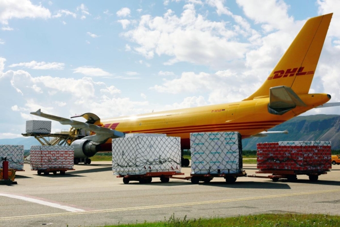 DHL er nyetablert på Banak flyplass og mye sjømat finner vegen til Asia på denne måten. Allerede det første året viser driften positive resultater. Foto: Odd Hugo Pedersen
