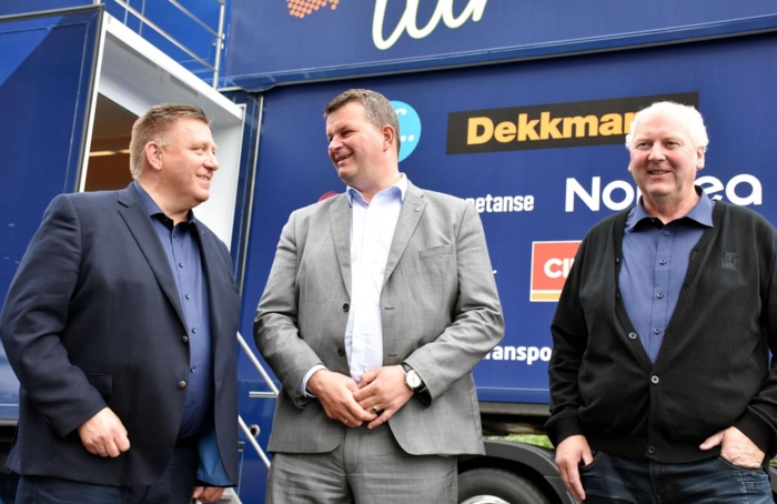 Under møtet med NLF fortalte LO-leder Hans-Christian Gabrielsen blant annet at han vil ha en ny og bedre offentlig innkjøpspolitikk for transporttjenester. Foto: Stein Inge Stølen