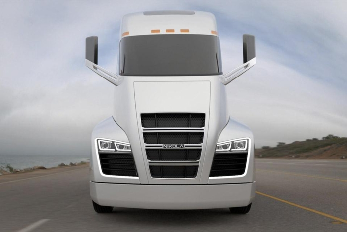 Med et futuristisk og utpreget amerikansk design vil en Nikola One skille seg godt ut på norske veger. Foto: Nikola Motors