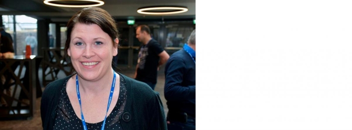 - Her lærer vi hvordan en kan ligge i forkant, fortalte Jane Haaranes i Taraldsøy Transport etter fjorårets konferanse. Foto: Stein Inge Stølen