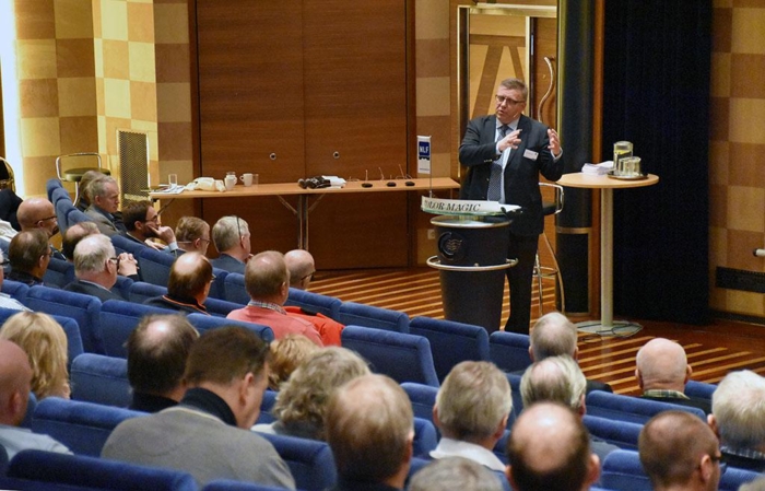 Administrerende direktør i NLF, Geir A. Mo, sparket i gang transportåret 2016. Foto: Stein Inge Stølen