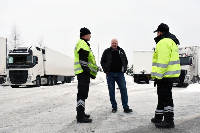 Tore Velten er svært fornøyd med innsatsen som utføres av kontrollørene på Romerike knyttet til ulovlig kabotasje. Foto: Stein Inge Stølen