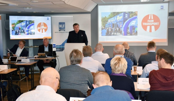 Useriøse transportkjøpere har tøffe tider i vente, varslet NLF-direktør Geir A. Mo under representantskapsmøtet. Foto: Stein Inge Stølen