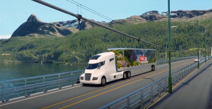 Tine var først ute med sin reservasjon av Nikola One. Men de fleste eksemplarene er bestilt av NLF-medlemmer. Illustrasjon: Tine