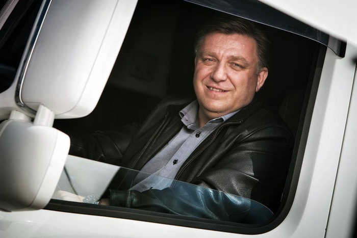 Administrerende direktør i NLF, Geir A. Mo, ønsker hjertelig velkommen til Norgeshistoriens største transportmesse. Foto: NLF