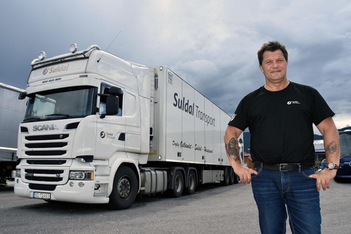 Ivar kjører en Scania R580 med Euro VI-teknologi. Foto: Stein Inge Stølen
