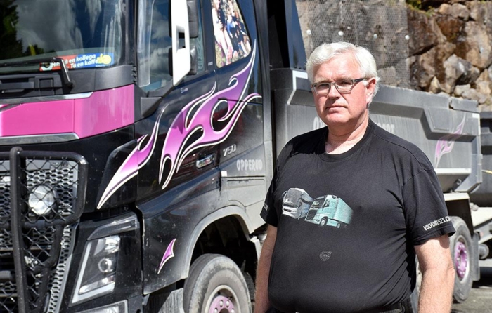 Einar kjører dugelig redskap: En 2016 Volvo FH 16 750 med Euro VI-teknologi. Foto: Stein Inge Stølen