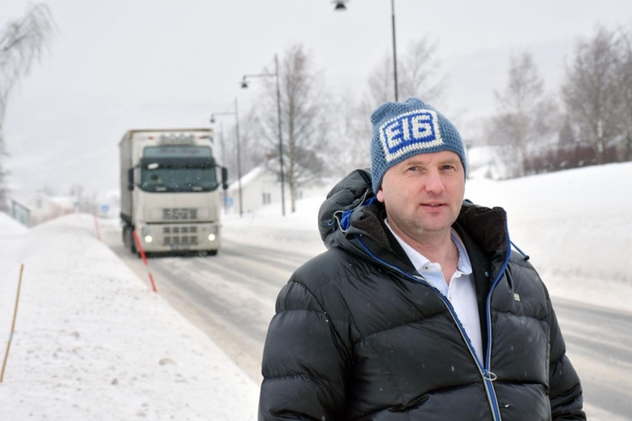 Vidar Eltun er ordfører i Vang kommune og leder i Stamvegutvalget. Han roser NLF for sin innsats i påvirkningsarbeidet. Foto: Stein Inge Stølen
