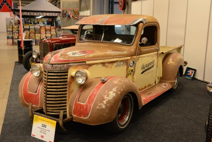 Gog patina på denne amerikanske pick-upen som stod utstilt på messen. Oslo Motorshow er mer enn lastebiler. (Foto: Jan Harry Svendsen)