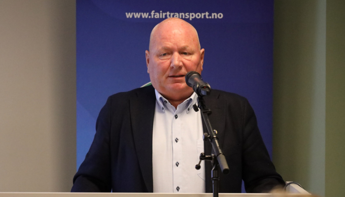 FAIR TRANSPORT: – Dersom Fair Transport skal utvikle seg, har vi ikke noe valg, mener Kjell Haugland. Foto: Elisabeth Nodland