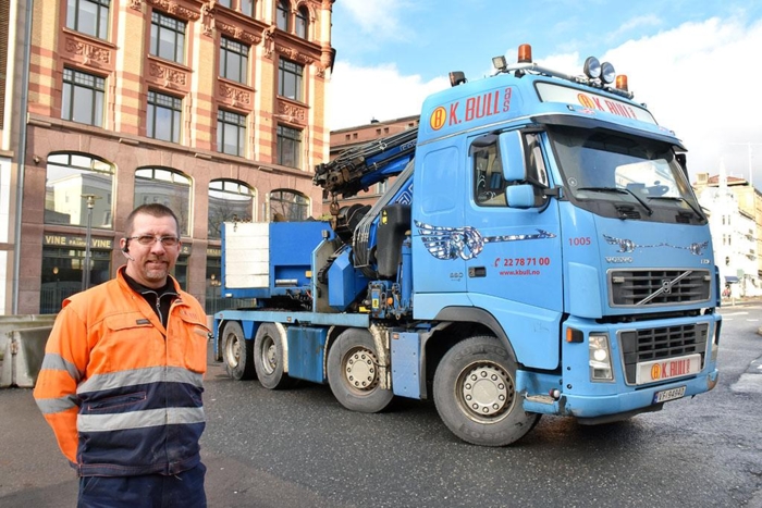 Slik ser virkelighetens julenisse ut. Tommy Pettersen frakter julegleden til Osloborgerne i år. Foto: Stein Inge Stølen