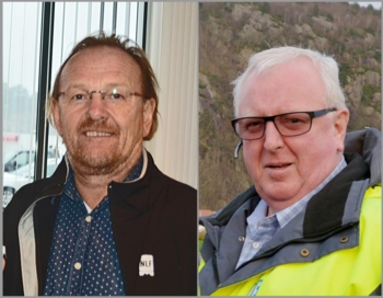 BEKYMRET: Reidar Retterholt (t.v.) og Kjell N. Nilsen. Foto: Stig Odenrud